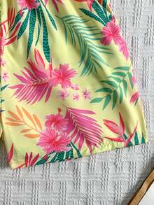 Swim Lushoire Celana Renang Wanita Motif Bunga (Desain Motif Diacak), Hak Cipta Dibeli - MultiWarna - View 6