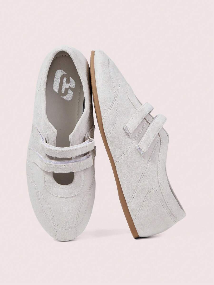 CUCCOO DOLLMOD 女士浅灰色日常旅行平底休闲时尚鞋 - 淺灰色 - 查看 1