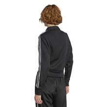 Adidas FIREBIRD TT WOMEN  LONG SLEEVE SWEATSHIRT BLACK AND WHITE JY2613 - Black and White - View 2