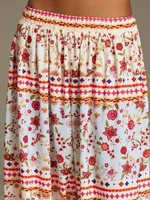 Athîral Women's Casual Vacation Floral Print Lantern Pants - Multicolor - View 3