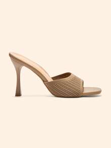 CUCCOO BASICS Women Heeled Sandals Spring Shoes - Khaki - View 6