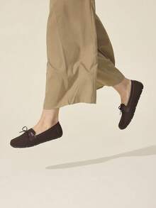 CUCCOO BASICS Women's Fashion Flat Shoes Spring Shoes - Coffee Brown - View 4