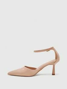 CUCCOO BIZCHIC Elegantes y de moda, zapatos de tacón alto con punta afilada y hebilla - Albaricoque - Ver 6