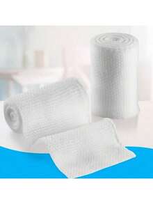 20pcs Elastic Bandage Rolls - Breathable Stretchable White Elastic Bandages For Fingers, Wrists, Ankles & Legs - Flexible Design For Support & Protection, Elastic Bandage For Wrist, Wrist Support, Flexible Bandage, Secure Fit Wrap - أبيض - مشاهدة 3