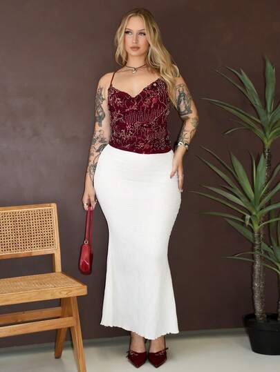 Arliah 女士性感亮片细肩带吊带背心，夏季