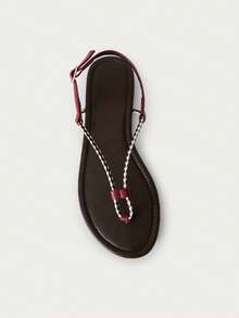 Grefit Womenheeledsandals - Burgundy - View 4
