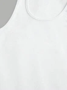 Gym Rark 2件/套 男士休闲针织罗纹运动背心 - 白色 - 查看 4