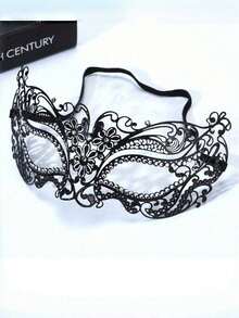 Venetian Iron Art Luxury Metal Mask, Rhinestone Diamond Design, Masquerade Ball Costume Party, Role Play, Goddess Princess Prop, Friend Gift - one size fits all - View 7