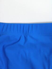 Surfspeed Bañador de triángulo casual de vacaciones en la playa con color de contraste para hombre - azul real - Ver 6