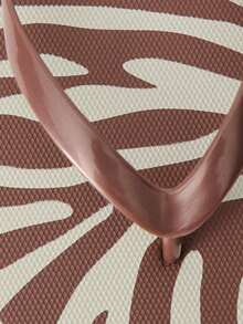 Nöista Zebra-Print Thong Sandals With Bold Animal Patterns And Bronze Straps, Bringing A Wild, Stylish Edge To Your Summer Beach Days Or Casual Spring Festival Vibes. - Brown - View 7