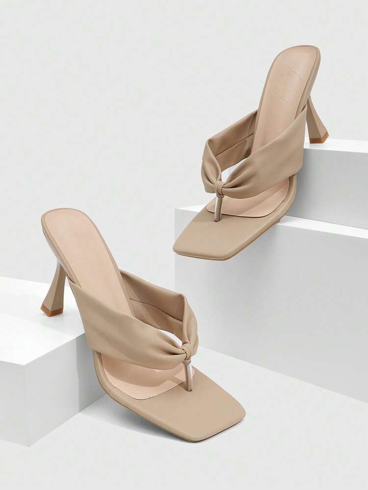 CUCCOO SZL Women Shoes New Toe High Heel Women's Sandals Prom Heels