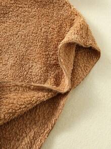 Bubblio 男婴可爱休闲蓬松卡其色卡通图案连帽泳衣 - 彩色 - 查看 6