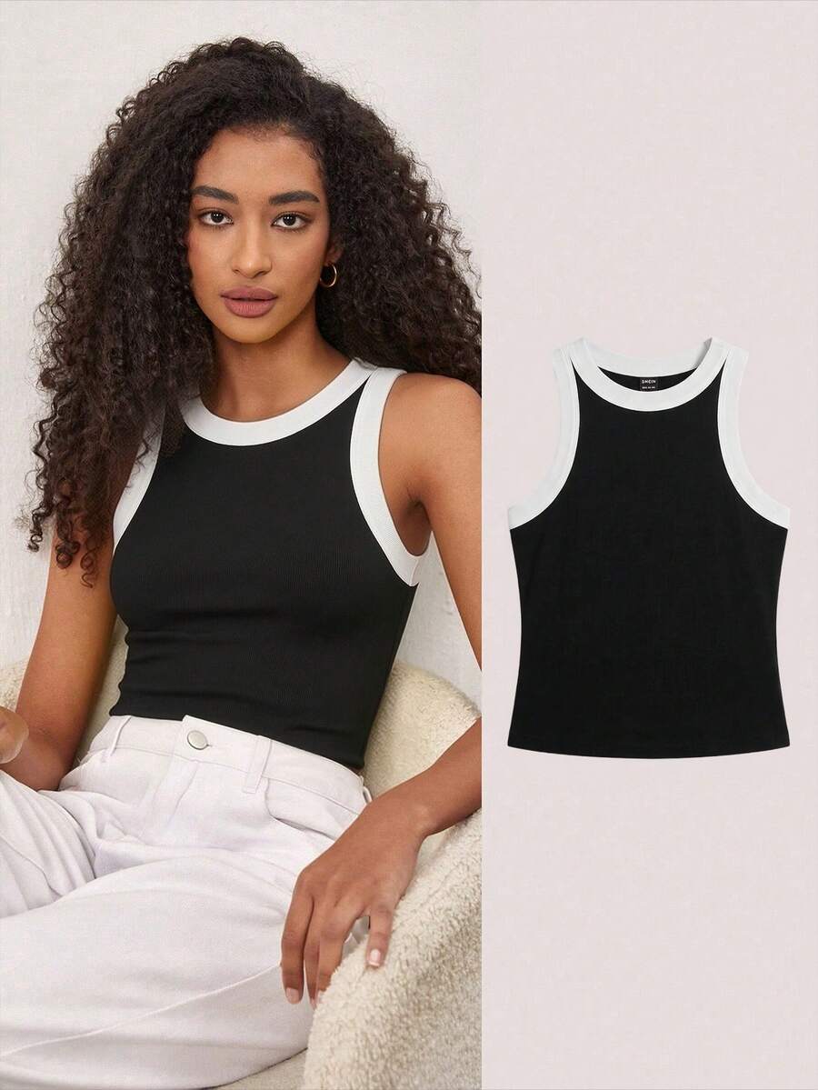 Fluxe Contrast Trim Tank Top