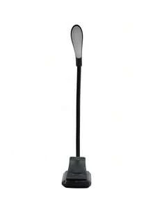 1PC USB Dual-Color Temperature Eye-Care Desk Lamp, Rechargeable Mini Clip-On Light For Student Reading, Dorm & Home Use - Black - View 6
