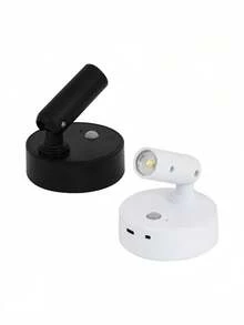 1PC Motion Sensor RGB Rainbow Projector Light, 2 Styles, 350° Rotatable, Remote Control, Magnetic Mount, Type-C Rechargeable, For Bedroom & Living Room Decor, Ideal Gift - RGB with remote control - View 10