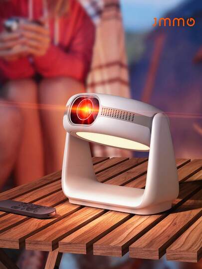 JMMO Proyector, proyector inteligente con WiFi 5G, proyectores portátiles para exteriores que admiten 4K HD 150 lúmenes ANSI, proyector de video nativo de 1080P con soporte (el ángulo de proyección se puede ajustar 130 grados) y batería compatible con PC/portátil iOS/Android/HDMI/USB, regalo del Día de San Valentín, regalo del Día de San Valentín - enchufe de EE. UU., regalos de Navidad, imprescindibles para el campamento de otoño y vacaciones de invierno, accesorios de vacaciones, suministros de campamento