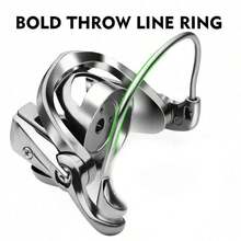 金属线杯手柄海水淡水纺车轮，适用于任何鱼类 - 蝴蝶型 - 查看 5