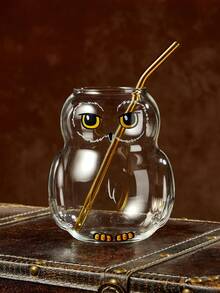 HARRY POTTER X SHEIN 1Pc 28.75oz/850ml Cute Cartoon Pattern Printed Borosilicate Glass Mug, Cold And Heat Resistant, Suitable For Milk, Juice, Coffee, Etc - Clear - View 6