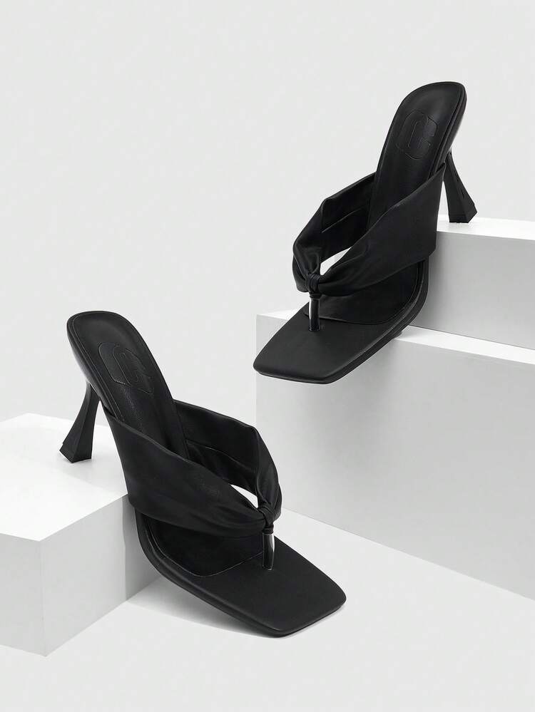 CUCCOO SZL Women Shoes New Toe High Heel Women's Sandals Prom Heels