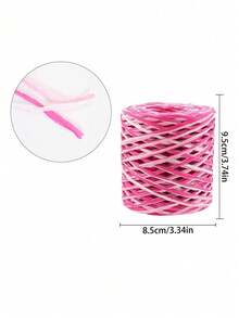 Colorful Raffia Paper Ribbons, Colorful Birthday Card Gift Wrapping Ribbons, Packaging Paper Strings, Suitable For Gift Wrapping, DIY Decoration, Parties, Birthdays And Other Occasions - multicolor - View 14
