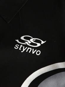 STYNVO Áo sơ mi nam tay ngắn phối màu, kiểu dáng thường ngày, thích hợp cho mùa hè. - Nhiều màu - Xem 3