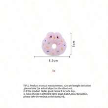 PETSIN Cute Plush Donut Cat Toy, Containing Sound Paper For Interactive Play With Cats - Multicolor - View 12