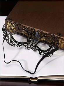 Venetian Iron Art Luxury Metal Mask, Rhinestone Diamond Design, Masquerade Ball Costume Party, Role Play, Goddess Princess Prop, Friend Gift - one size fits all - View 3