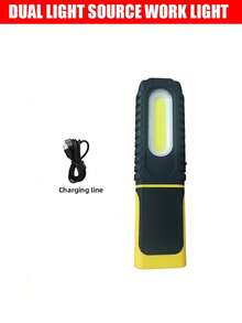 Teckwe FX-110 1/2 قطعة مصباح عمل LED قابل للشحن مع قاعدة مغناطيسية، شحن USB، مصباح معلق محمول، بطارية ليثيوم مدمجة، 3 أوضاع إضاءة، مصباح يدوي قوي، مصباح إصلاح الورشة، دوران 180 درجة، مناسب للإصلاح 1200mAh - متعدد الألوان - مشاهدة 9