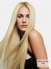 60pcs Tape In Hair Extensions 100% Human Hair #613 Blonde Straight Style In 14-22 Inch Lengths Extensions Silky Seamless Invisible Top Quality Thick Ends Healthy Human Hair Extensions For Thin Hair And Salon Use And For All Women/Girls Daily Use - S613 - View 6