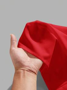 Manfinity ZONE917 Camiseta casual de cuello redondo con estampado gráfico para uso diario versátil para hombres - Rojo - Ver 6