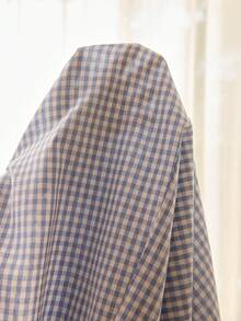 Tulorae Women's Fresh & Cute Plaid Tassel Trim Nightgown - Blue - View 8