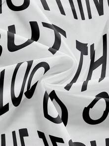 ROMWE Grunge Punk Dark Slogan Music Festival Sexy Sheer Mesh Cami Top For Women - White - View 4