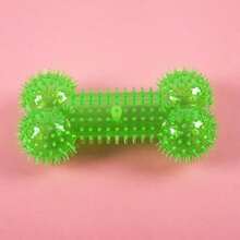 PETSIN 1 pieza Juguete para mascotas de TPR - Hueso de perro con púas para limpieza dental - Multicolor - Ver 13