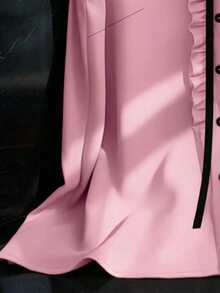 GlowEve CURVE Kemeja Wanita Kasual Musim Panas Tenun Ukuran Besar - Berwarna merah muda - View 7