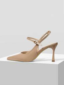 Mnmlis Women Pumps - Apricot - View 2