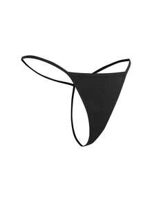 Ocili 3条装迷你低腰无痕丁字裤，EasyComfort休闲款 - 黑色 - 查看 7