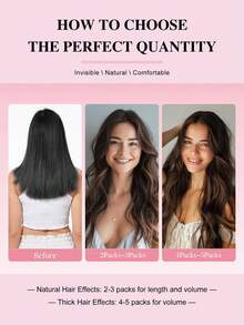 Ekstensi Rambut I-Tips 22 inci 50 helai Rambut Manusia Asli Mudah Ditata Ekstensi Rambut Manusia Hitam I-Tips Ekstensi I-Tips untuk Wanita - S1 - View 9