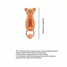 PETSIN Cute Animal Shaped Tennis Ring Plush Dog Toy, Containing BB Barking Sound, Interactive Play For Dogs - Multicolor - View 16