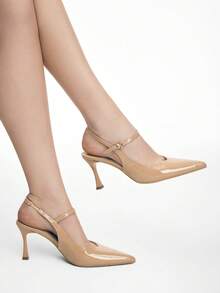 Mnmlis Women Pumps - Apricot - View 11