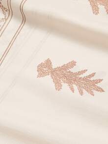 Balvessa Women's Geometric Pattern Off-Shoulder Lantern Sleeve Dress, Suitable For Vacation - Multicolor - View 4