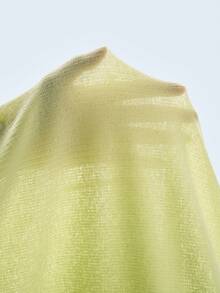 Airaco 夏季庆典季薄荷绿半拉链纹理 Polo 衫，男士海滩度假装扮 - 綠色 - 查看 5