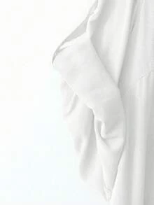 Rusticease 女式休闲纯色缺口领衬衫和条纹裤两件套，秋季 - 綠色 - 查看 4