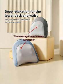 Teckwe Rechargeable Back And Neck Massager With Heat,Cordless Electric Shoulder Massager Ffor Shoulders,Neck,Legs,Foot,For Home Office Car Use 1800mAh - Multicolor - View 1