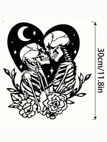 1 chiếc đầu lâu trang trí tường bằng sắt kiểu Gothic, thích hợp cho phòng ngủ, phòng khách, tiền sảnh. - Người yêu bộ xương - Xem 4