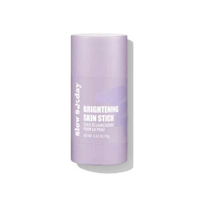 SlowSunday Brightening Skin Stick, Body Care, With Vitamin C, Vitamin E & Niacinamide, Improve Dullness, Moisturizing & Brightening, Smooth The Skin, Even Skin Tone, For Underarms, Knees, Elbows & Bikini Line, Travel Size, Korean Skincare, Y2K, Suitable For Summer