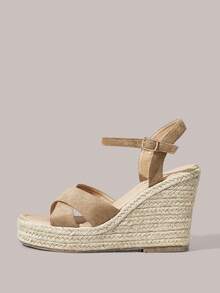 Styleloop Women Platforms & Wedge Sandals - Khaki - View 3