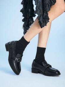 Sugerpunk Women Loafers Shoes - Black - View 3