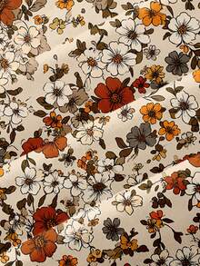 SHEIN LUNE 女士碎花无袖吊带休闲度假上衣，适合春夏穿着 - 彩色 - 查看 7