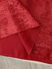 EMERY ROSE Bata de kimono con cuello en V elegante y mangas con volantes para mujer, adecuada para fiestas, reuniones y uso diario en primavera/verano - Rojo - Ver 6
