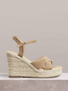 Styleloop Women Platforms & Wedge Sandals - Khaki - View 1